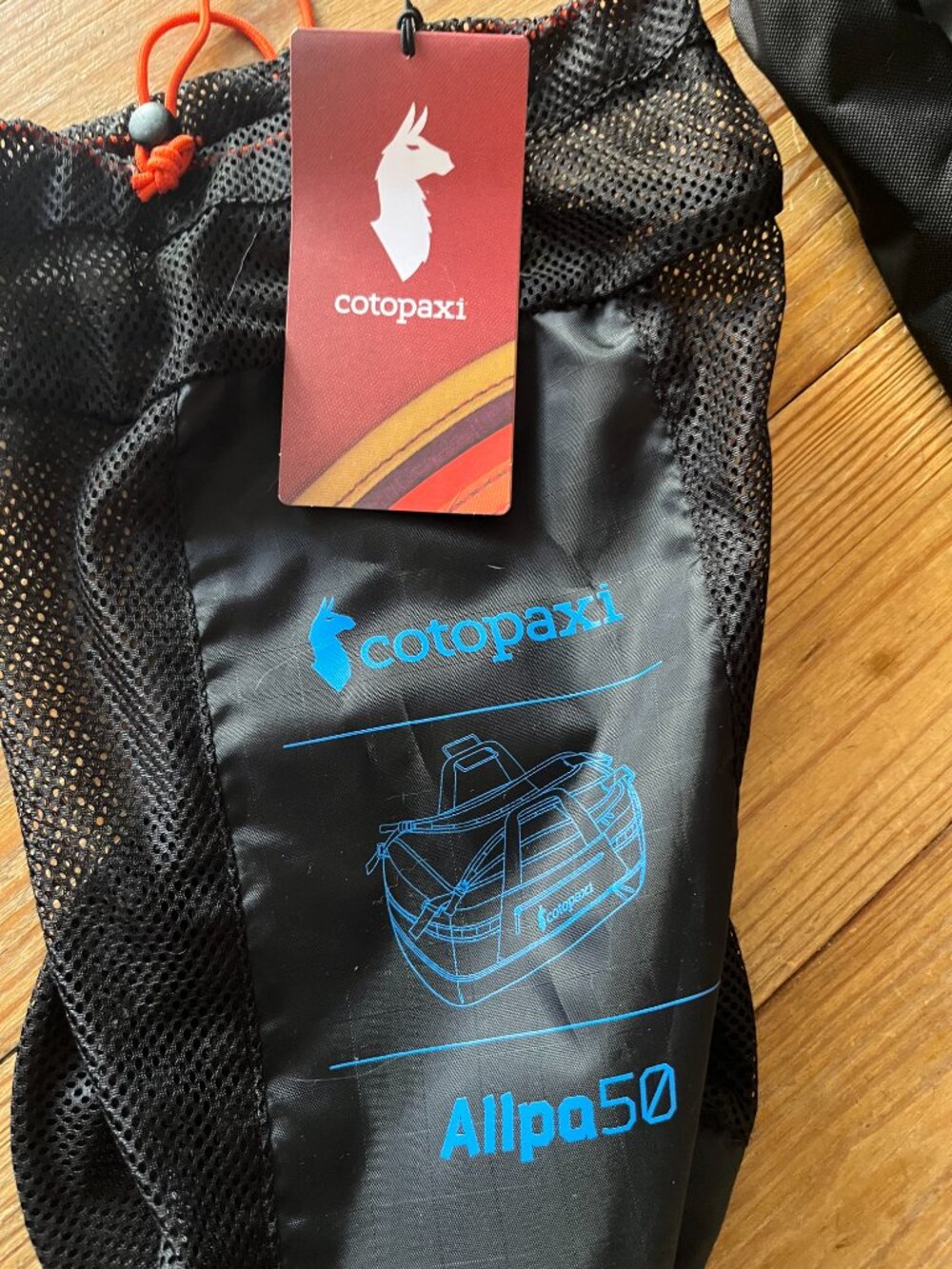 COTOPAXI Allpa 50L Duffel Bag Black NWT - Picture 5 of 15